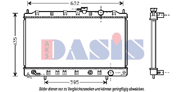 AKS DASIS Radiators, Motora dzesēšanas sistēma 140046N